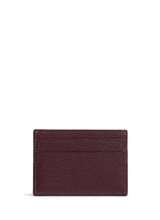 Figure View - Click To Enlarge - ALEXANDER MCQUEEN - Skull leather card holder