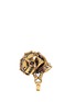Figure View - Click To Enlarge - ALEXANDER MCQUEEN - Brass harness skull ring