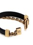 Detail View - Click To Enlarge - ALEXANDER MCQUEEN - Harness skull leather bracelet