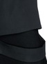Detail View - Click To Enlarge - PROENZA SCHOULER - Slash hem crinkle neoprene vest