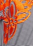 Detail View - Click To Enlarge - TANYA TAYLOR - 'New Bert' floral embroidery stripe poplin T-shirt