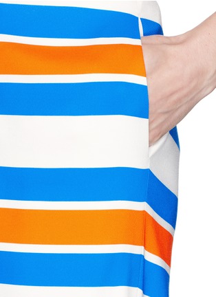 Detail View - Click To Enlarge - TANYA TAYLOR - 'Annabelle' stripe shorts