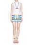 Figure View - Click To Enlarge - TANYA TAYLOR - 'Annabelle' stripe shorts