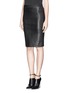 Front View - Click To Enlarge - HELMUT LANG - Leather pencil skirt