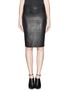 Main View - Click To Enlarge - HELMUT LANG - Leather pencil skirt