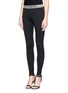 Front View - Click To Enlarge - T BY ALEXANDER WANG - Logo band stretch jersey leggings