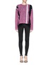 Figure View - Click To Enlarge - T BY ALEXANDER WANG - Logo band stretch jersey leggings
