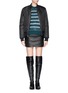 Figure View - Click To Enlarge - ALEXANDER WANG - Mohair-wool stripe sweater