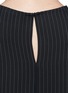 Detail View - Click To Enlarge - THEORY - 'Brennia' pinstripe silk top