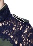 Detail View - Click To Enlarge - SACAI - Lace insert twill top