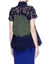 Back View - Click To Enlarge - SACAI - Lace insert twill top