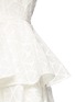 Detail View - Click To Enlarge - ALEXANDER MCQUEEN - Floral damask jacquard peplum flare dress