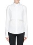 Main View - Click To Enlarge - ALEXANDER MCQUEEN - Duo layer cotton poplin shirt