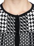 Detail View - Click To Enlarge - ALEXANDER MCQUEEN - Prince of Wales flower jacquard cardigan