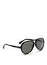 Figure View - Click To Enlarge - RAY-BAN - Acetate aviator sunglasses
