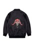 Main View - Click To Enlarge - JAY AHR - Ox embellished unisex silk satin bomber jacket