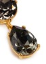 Detail View - Click To Enlarge - KENNETH JAY LANE - Glass crystal pear drop clip earrings