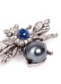 Detail View - Click To Enlarge - KENNETH JAY LANE - Glass pearl crystal insect brooch