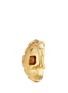Detail View - Click To Enlarge - KENNETH JAY LANE - Glass stone swirl filigree gold plated clip earrings