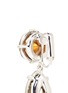 Detail View - Click To Enlarge - KENNETH JAY LANE - Glass crystal pear drop clip earrings