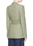 Back View - Click To Enlarge - STELLA MCCARTNEY - Corset waist blazer