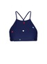 Main View - Click To Enlarge - ZOE KARSSEN - 'Hearts All Over' embroidered halterneck bikini top