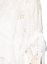 Detail View - Click To Enlarge - MS MIN - Broderie anglaise ribbon tie silk dress