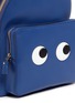 Detail View - Click To Enlarge - ANYA HINDMARCH - 'Eyes Mini' embossed leather backpack
