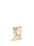 Figure View - Click To Enlarge - ANYA HINDMARCH - 'Crisp Packet II' brass chain clutch