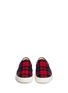 Figure View - Click To Enlarge - PEDDER RED - Tartan check flannel slip-ons