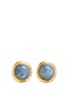 Main View - Click To Enlarge - KENNETH JAY LANE - Opalescent glass cabochon clip earrings