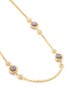 Detail View - Click To Enlarge - KENNETH JAY LANE - Opalescent glass cabochon cable chain necklace