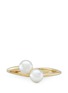 Main View - Click To Enlarge - KENNETH JAY LANE - Twin glass pearl bangle