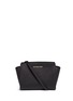 Main View - Click To Enlarge - MICHAEL KORS - Selma' medium saffiano leather messenger bag