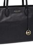 Detail View - Click To Enlarge - MICHAEL KORS - 'Ani' large top zip pebbled leather tote