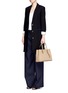 Figure View - Click To Enlarge - MICHAEL KORS - 'Jet Set Travel' medium saffiano leather east west tote