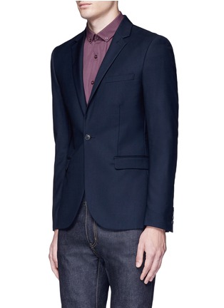 Front View - Click To Enlarge - TOPMAN - Skinny fit blazer