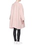 Back View - Click To Enlarge - HELMUT LANG - 'Cape' oversize double face wool-cashmere coat