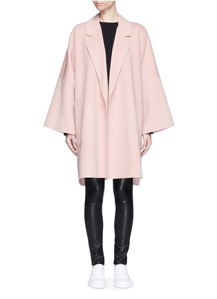 Main View - Click To Enlarge - HELMUT LANG - 'Cape' oversize double face wool-cashmere coat