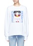 Main View - Click To Enlarge - GROUND ZERO - Björk CD cover embroidery sweatshirt