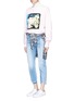 Figure View - Click To Enlarge - GROUND ZERO - Madonna CD cover embroidery sweatshirt