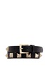 Figure View - Click To Enlarge - VALENTINO GARAVANI - 'Rockstud' double wrap leather bracelet