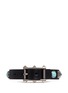 Figure View - Click To Enlarge - VALENTINO GARAVANI - 'Rockstud Rolling' cabochon stud leather bracelet