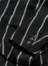  - UMA WANG - 'Newspaper' chalk stripe wool-linen jacket
