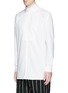 Front View - Click To Enlarge - UMA WANG - 'Martino' bib front cotton shirt