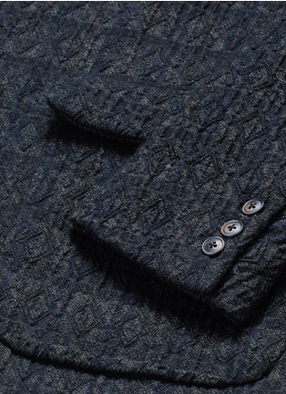  - UMA WANG - 'Tomas' wool blend jacquard jacket