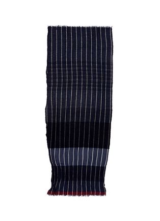 Main View - Click To Enlarge - UMA WANG - Colourblock stripe scarf