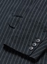  - UMA WANG - 'Gabriele' stripe cotton-wool jacket