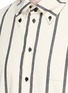 Detail View - Click To Enlarge - UMA WANG - 'Tazio' stripe cotton shirt