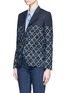 Front View - Click To Enlarge - IBRIGU - One of a kind kimono tailored jacket